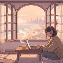 کاور پلی لیست دیپ هاوس برای تمرکز